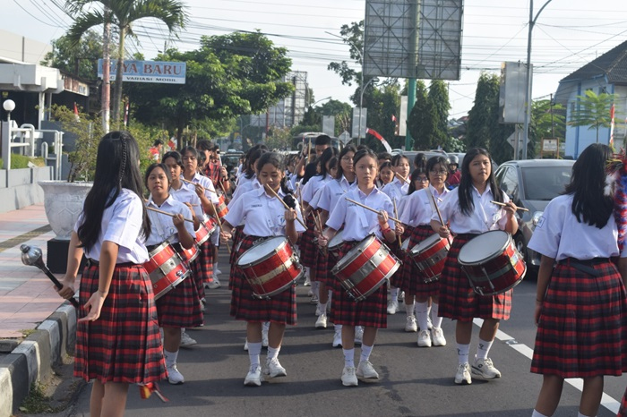 “Gema Merah Putih” Meriahkan Perayaan HUT ke-79 RI di SMA Tarakanita Magelang
