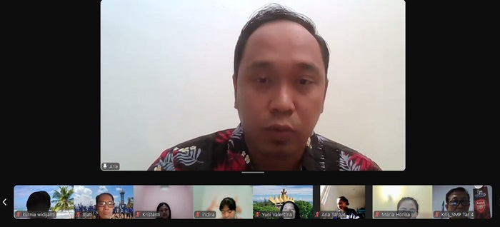 HSG SMP Tarakanita 4, PKT in Learning Design and Sharing Session Laodato Si